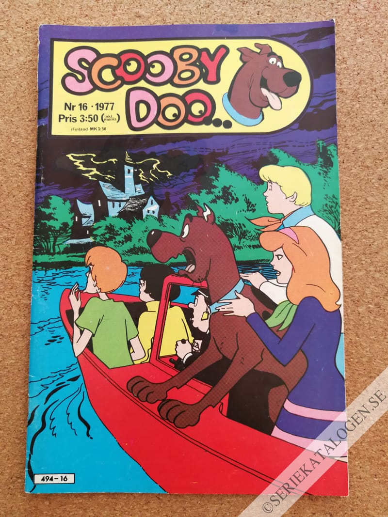 Framsida på Scooby Doo #16 (1977)