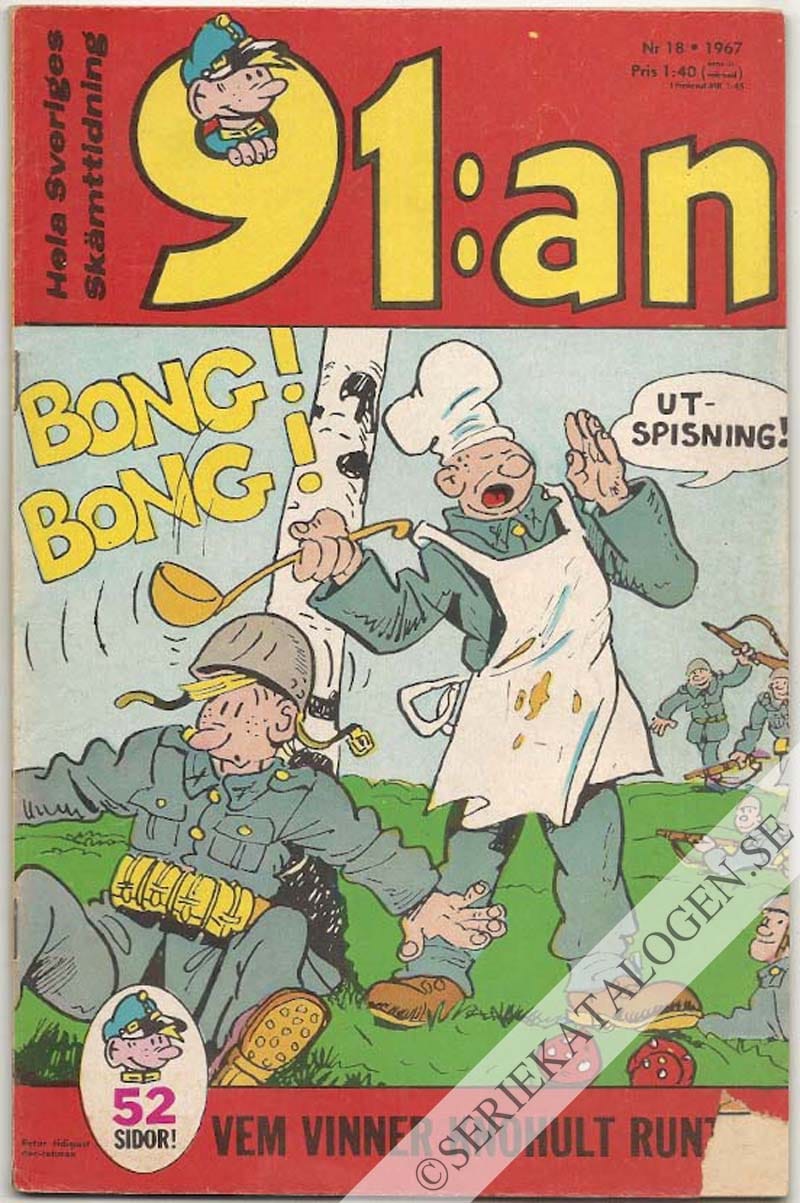 Framsida på 91:an #18 (1967)