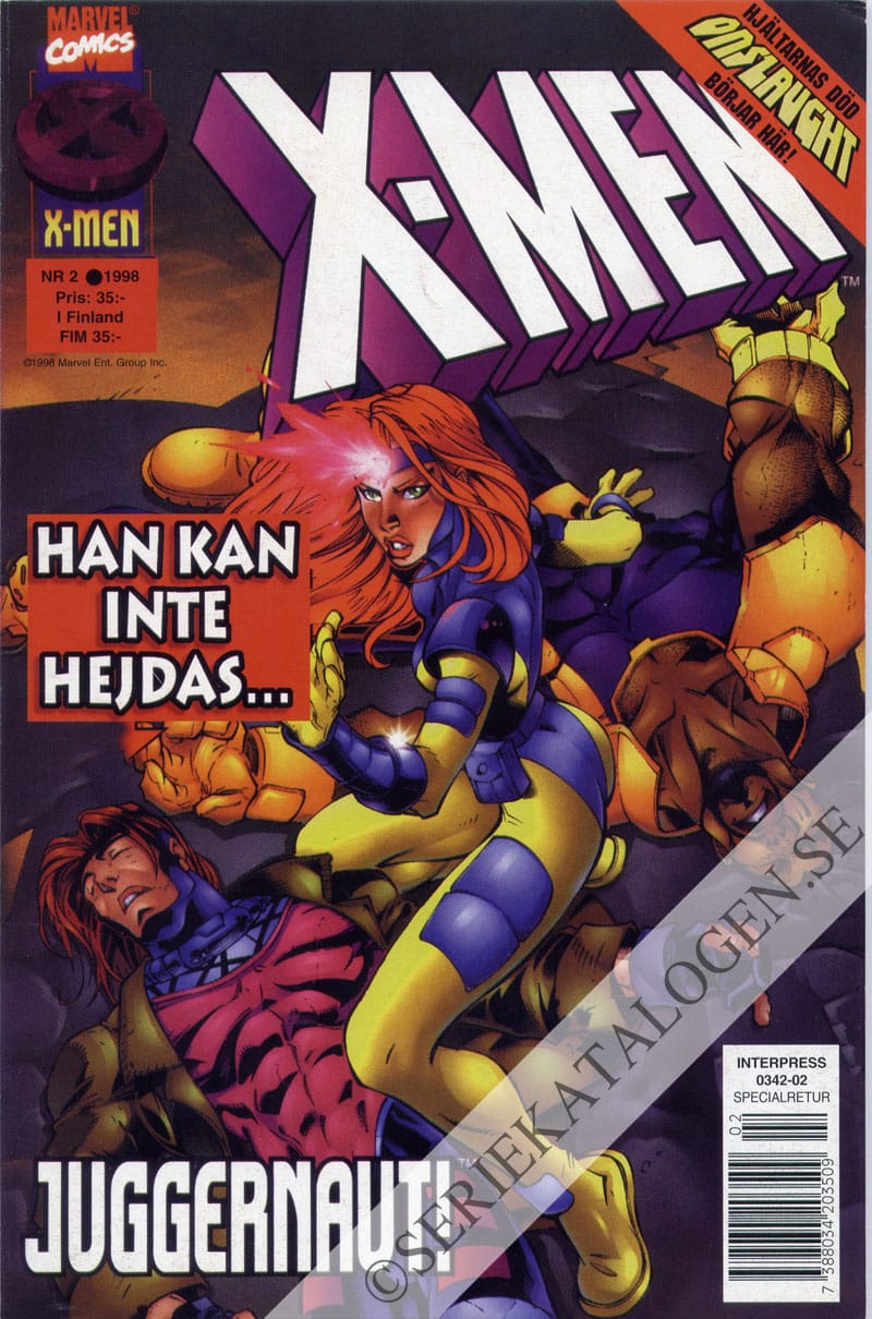 Framsida på X-Men #2 (1998)