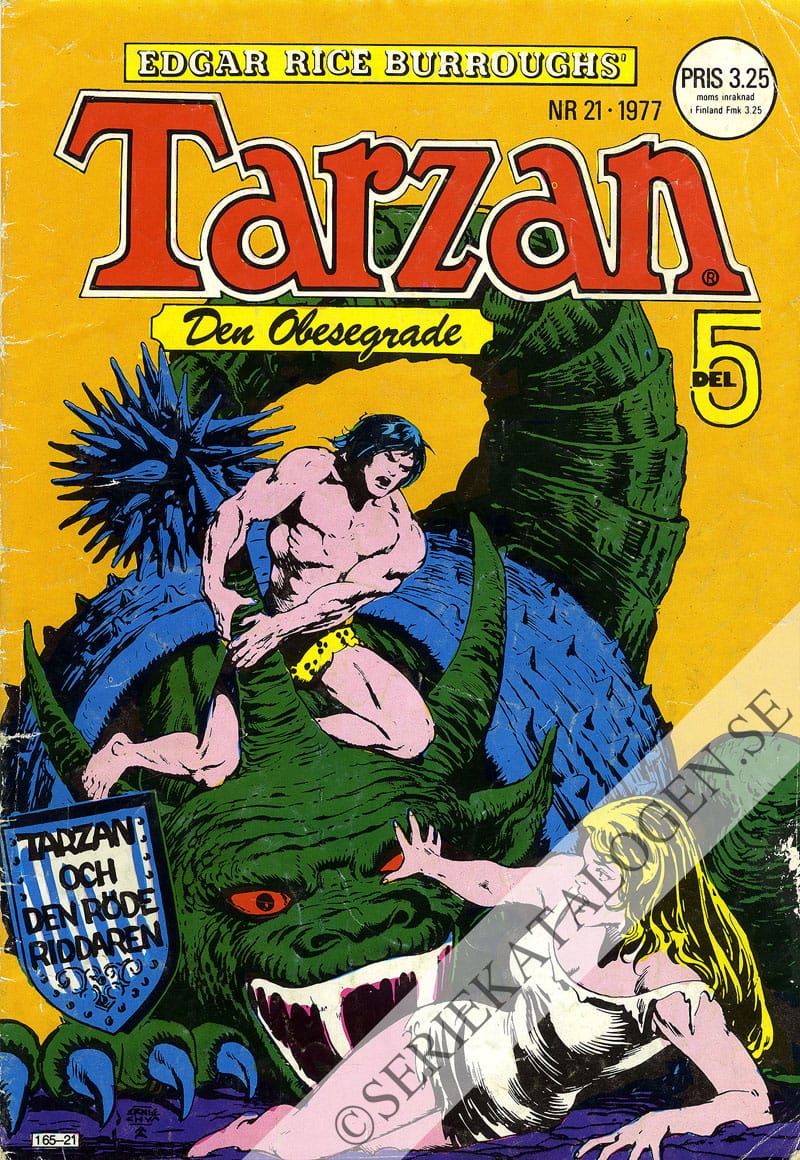 Framsida på Tarzan #21 (1977)