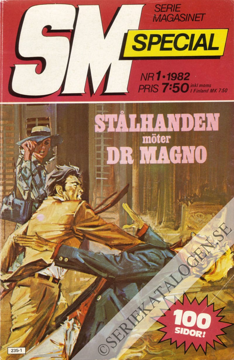 Framsida på Seriemagasinet specialalbum #1 (1982)