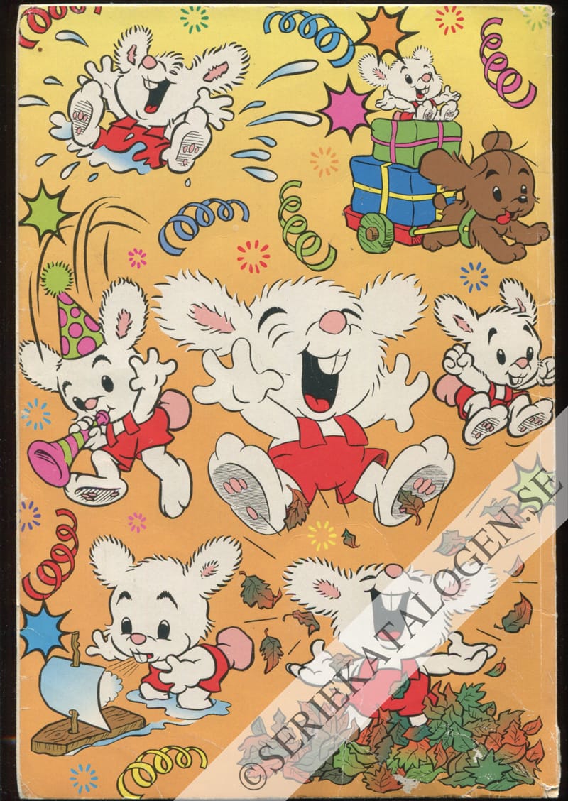 Baksida på Mini-Hopp - en ettrig liten kanin (1998)