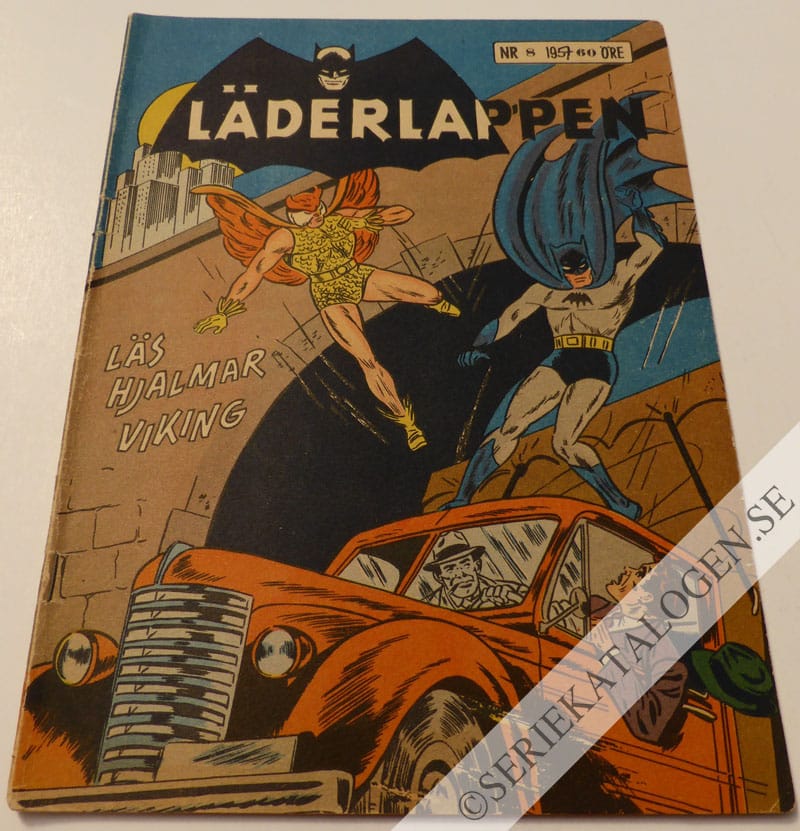 Framsida på Läderlappen och Robin #8 (1957)