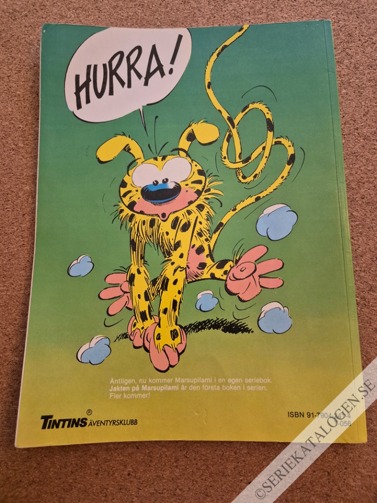 Baksida på Jakten på Marsupilami (1988)