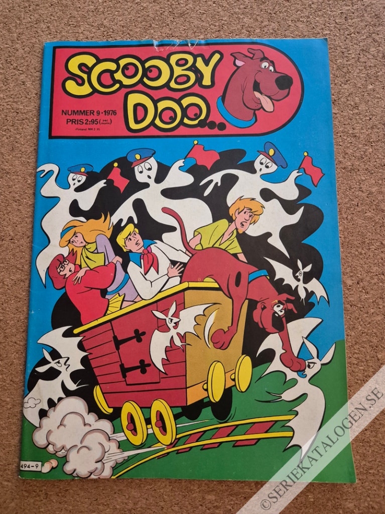 Framsida på Scooby Doo #9 (1976)