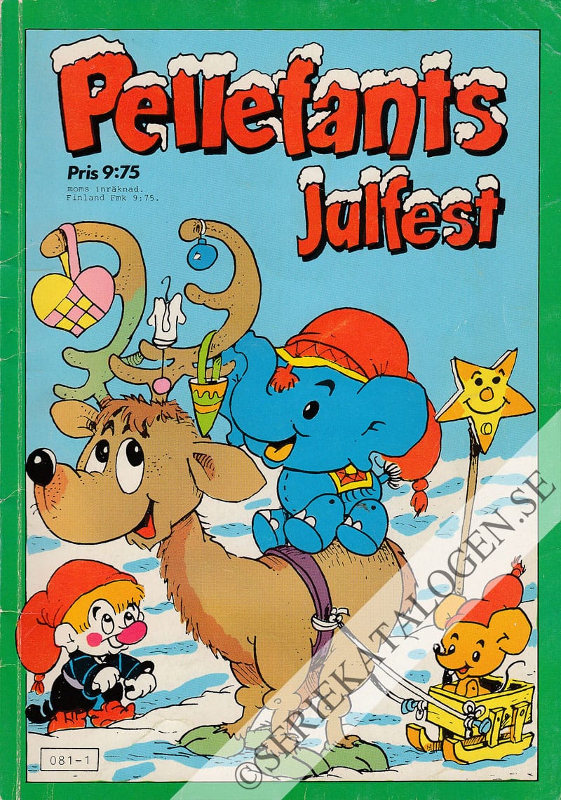 Framsida på Pellefants julfest (1983)