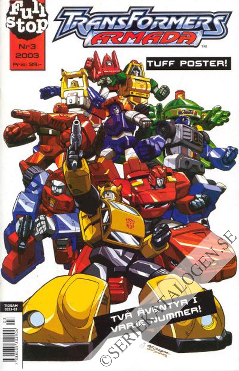 Framsida på Transformers armada #3 (2003)