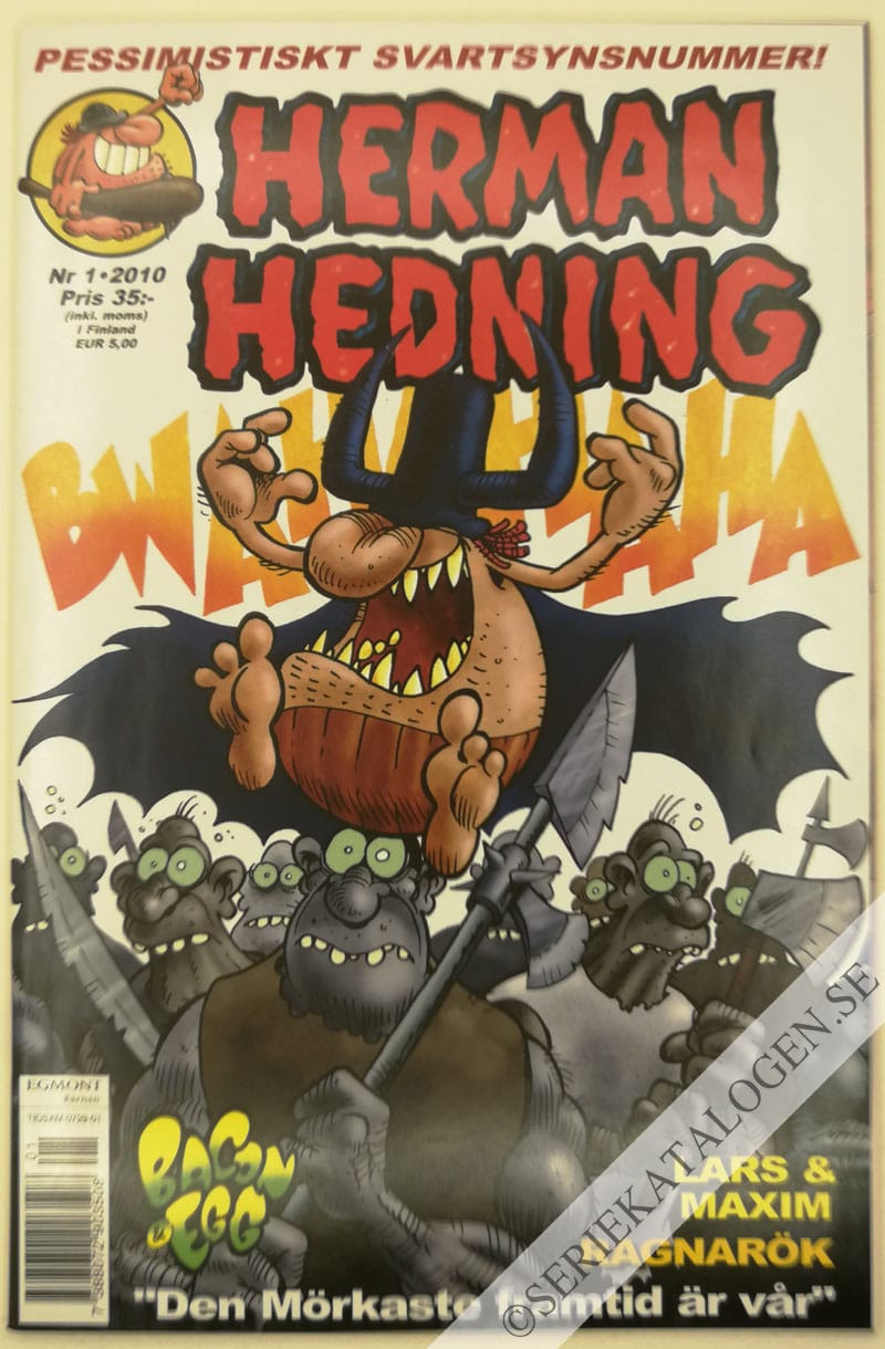 Framsida på Herman Hedning #1 (2010)