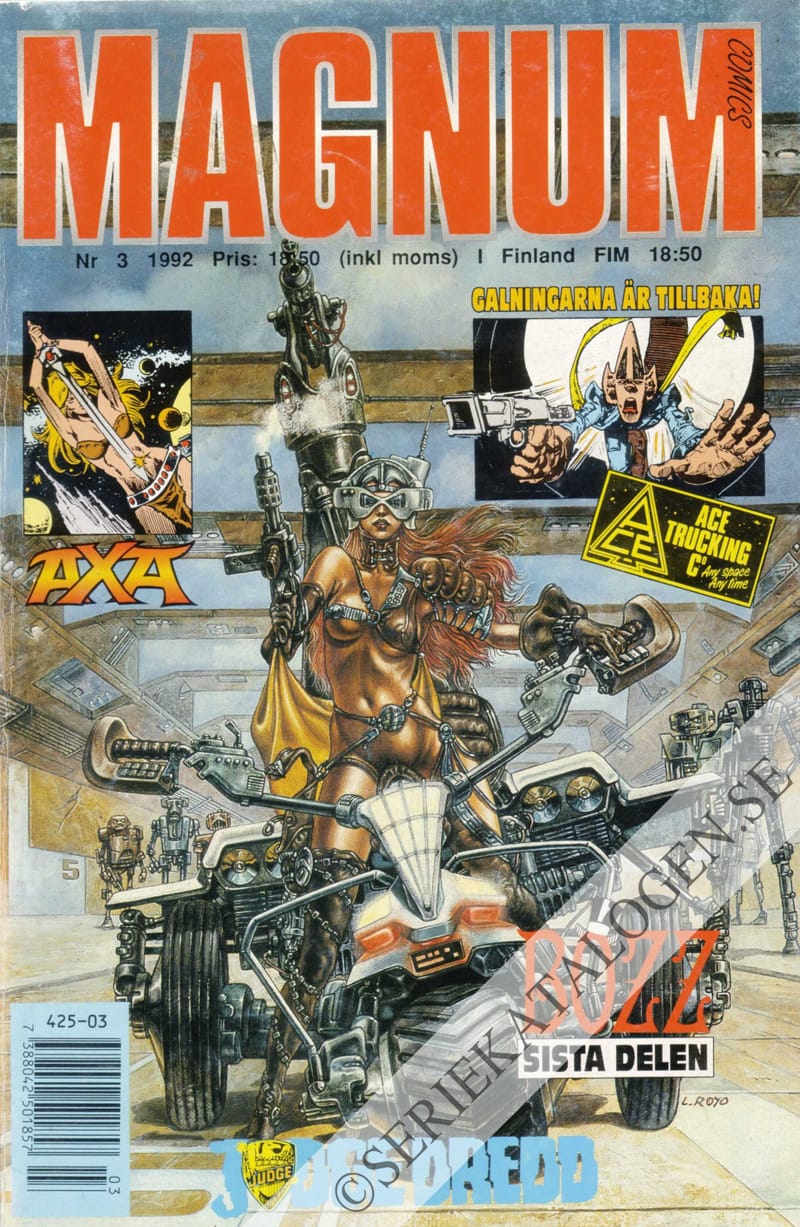 Framsida på Magnum comics #3 (1992)