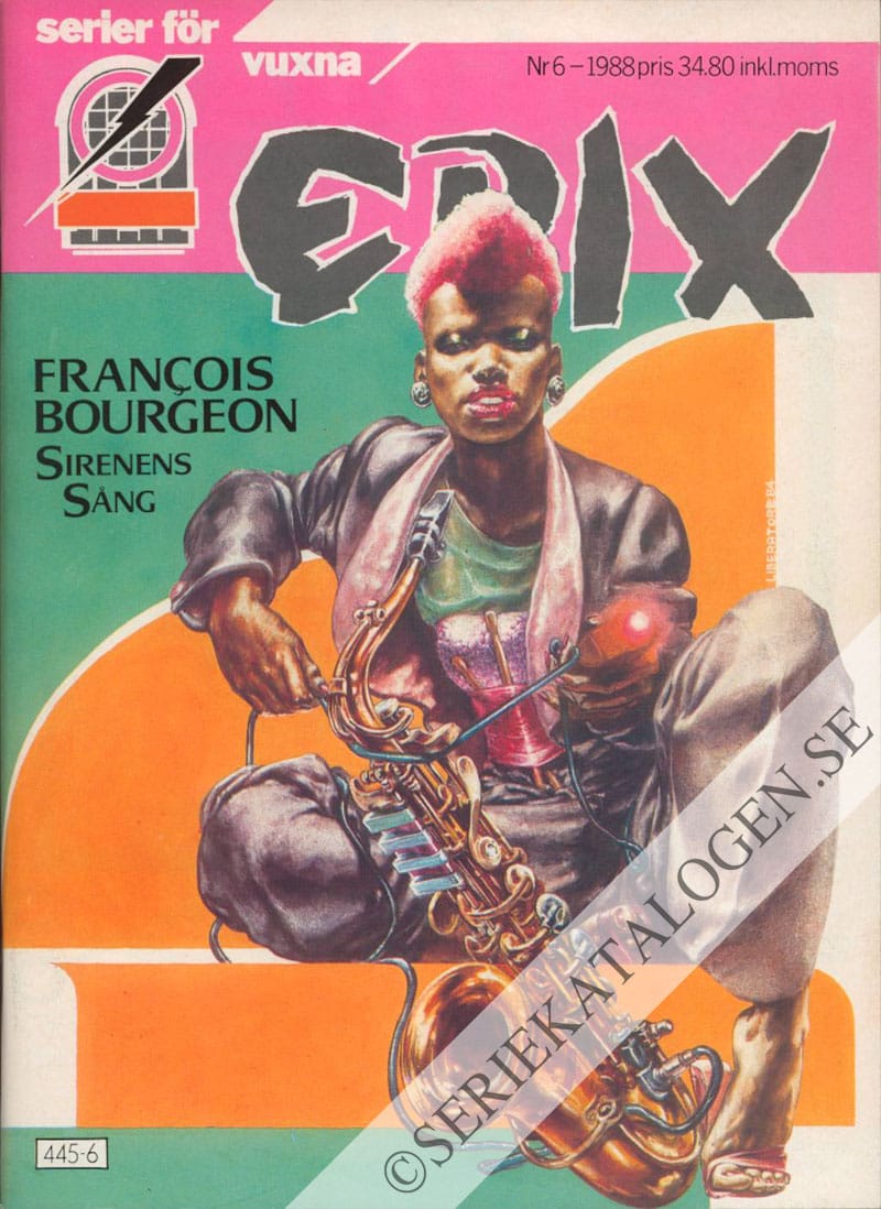 Framsida på Epix #6 (1988)