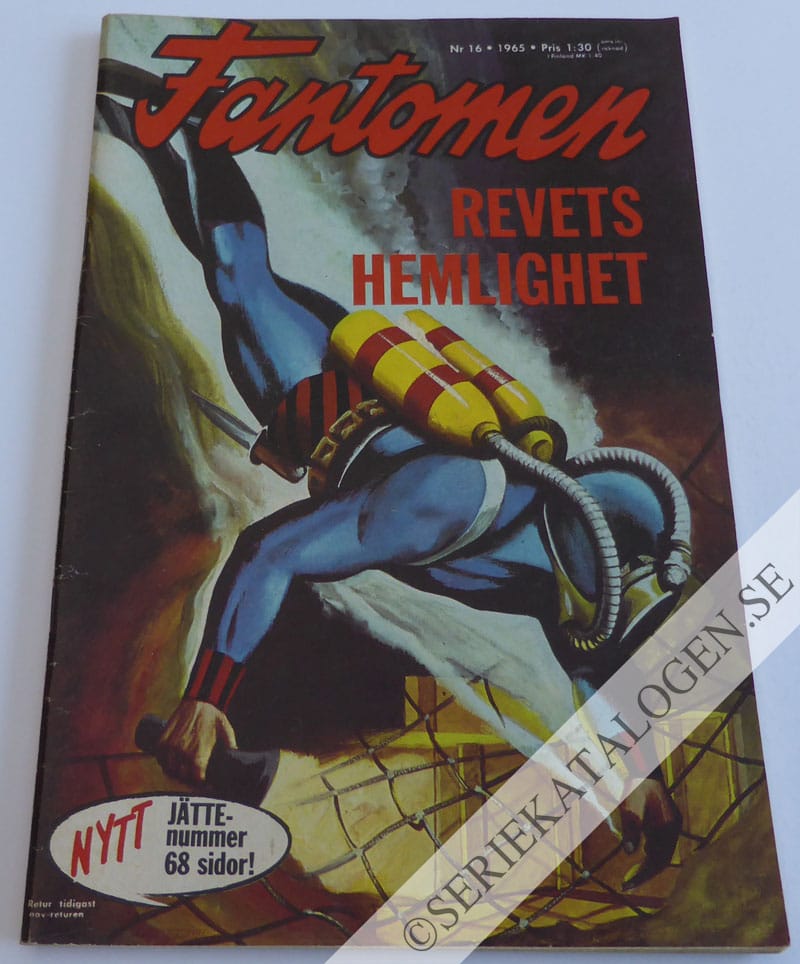 Framsida på Fantomen #16 (1965)