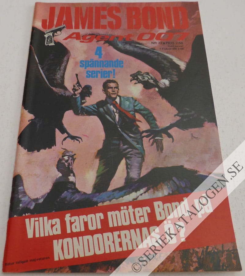 Framsida på James Bond agent 007 #27 (1974)