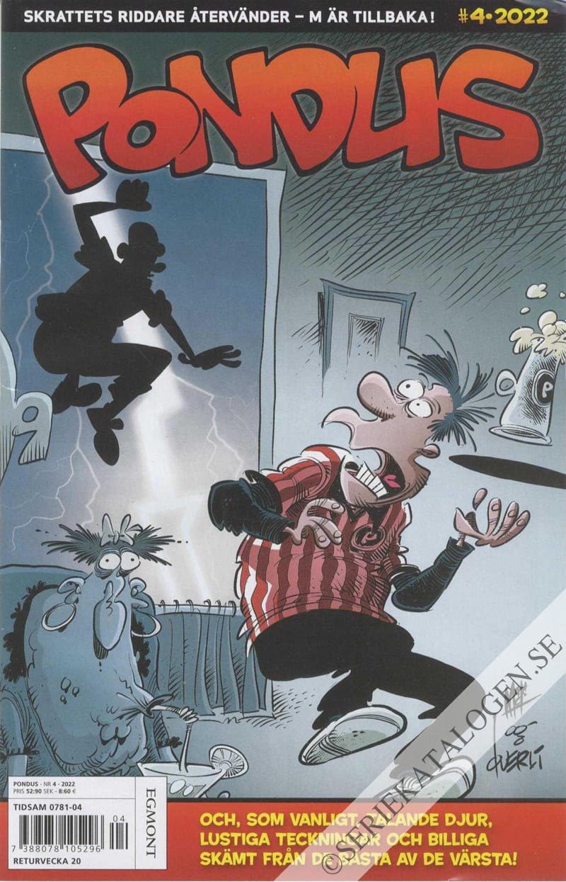 Framsida på Pondus #4 (2022)