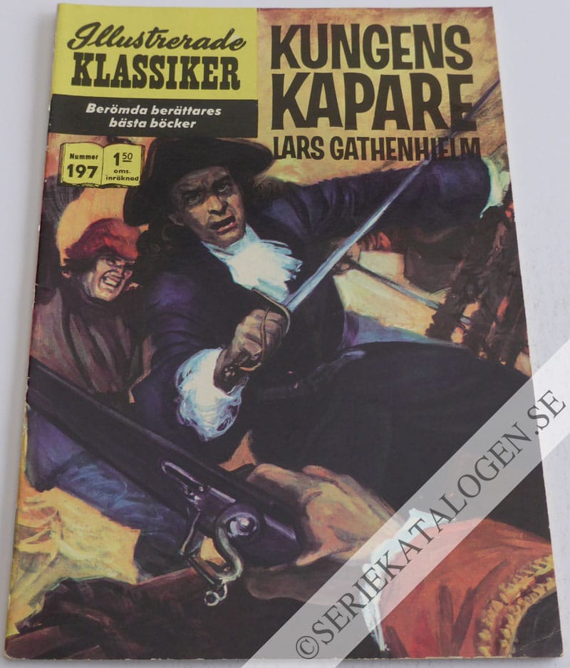 Framsida på Illustrerade Klassiker #197 - Kungens kapare (1968)