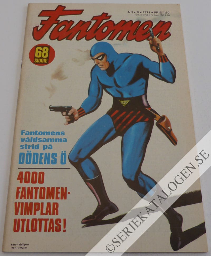Framsida på Fantomen #8 (1971)