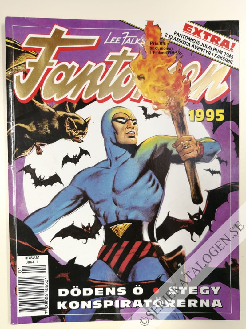 Framsida på Fantomen Dödens ö - Stegy - Konspiratorerna (1995)