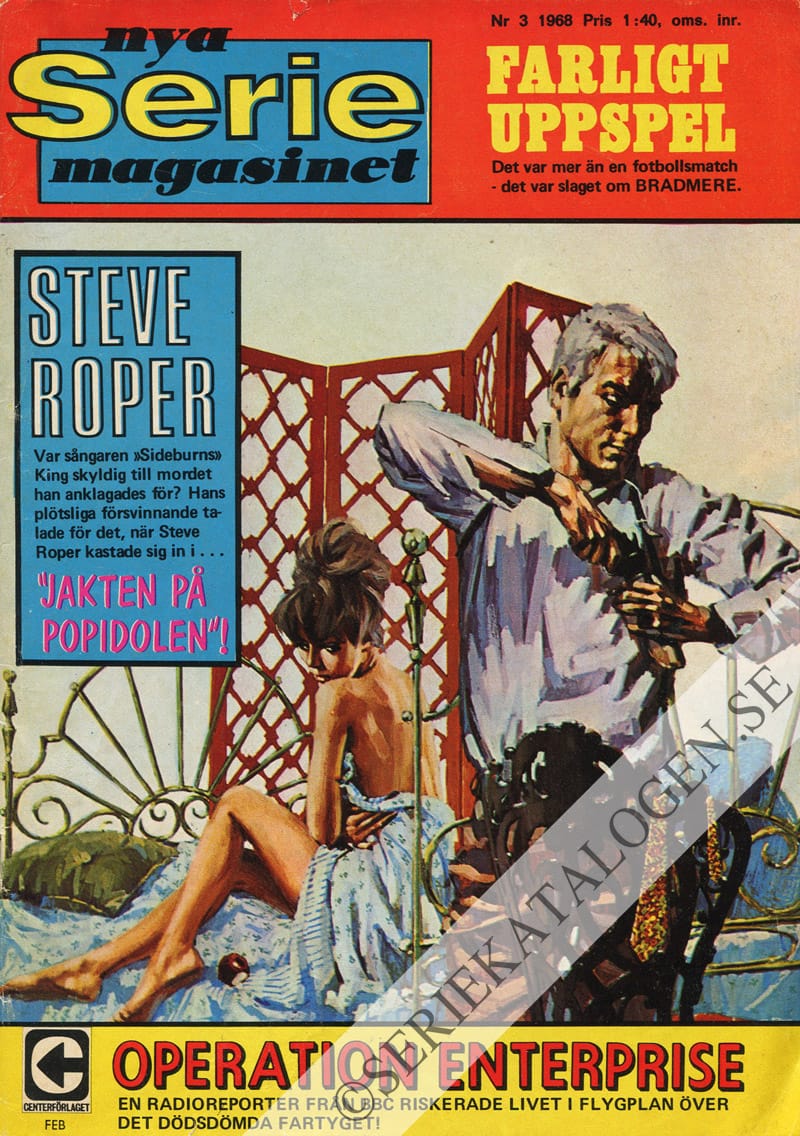 Framsida på Seriemagasinet #3 (1968)