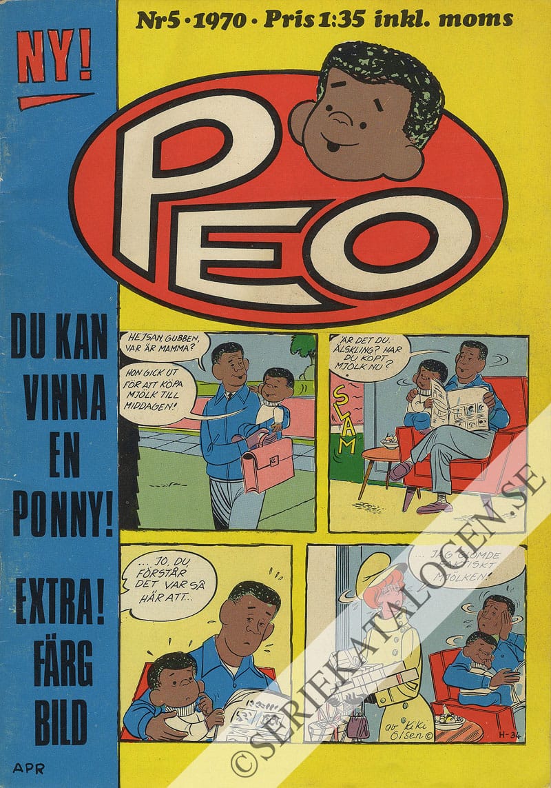 Framsida på Peo #5 (1970)