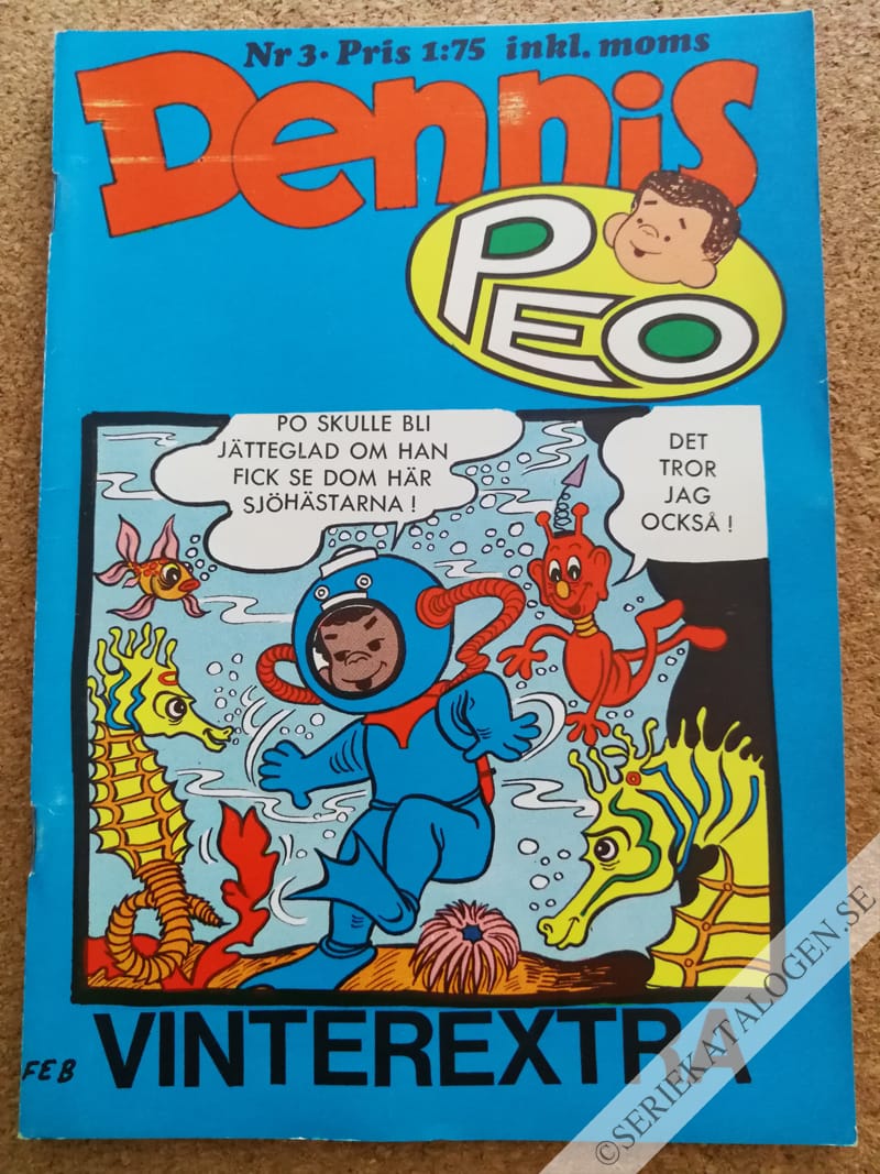 Framsida på Dennis #3 (1970)
