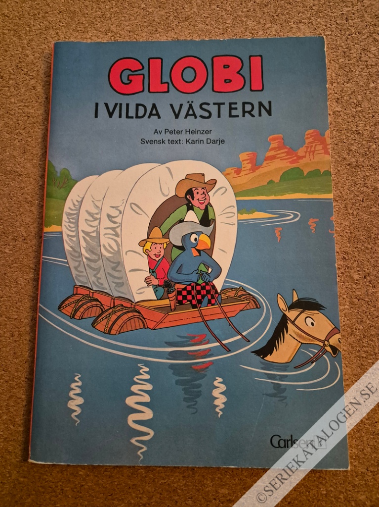 Framsida på Globi Globi i vilda västern (1982)