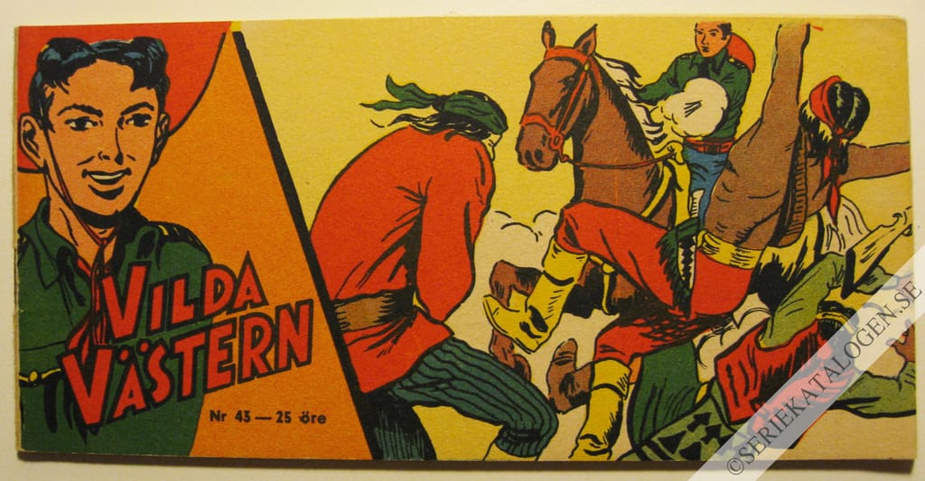 Framsida på Vilda Västern #43 (1955)