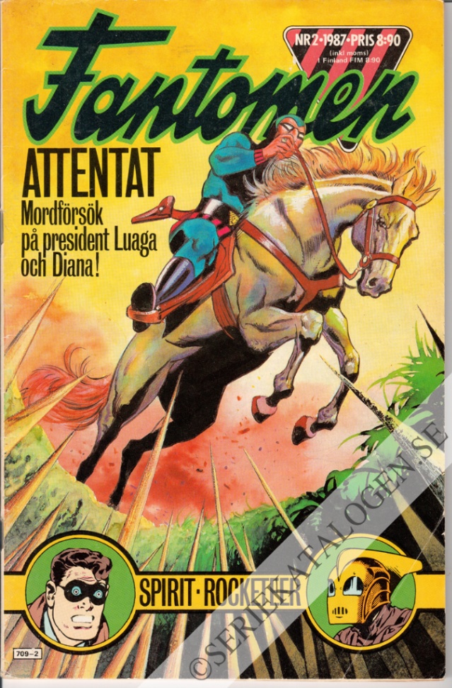 Framsida på Fantomen #2 (1987)