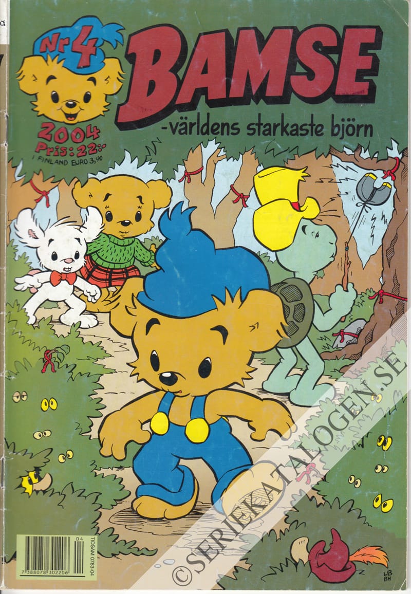 Framsida på Bamse #4 (2004)