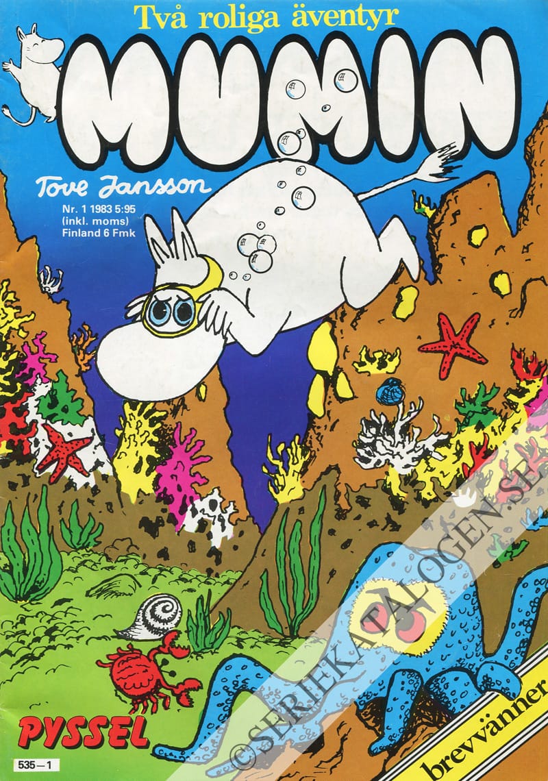 Framsida på Mumin #1 (1983)