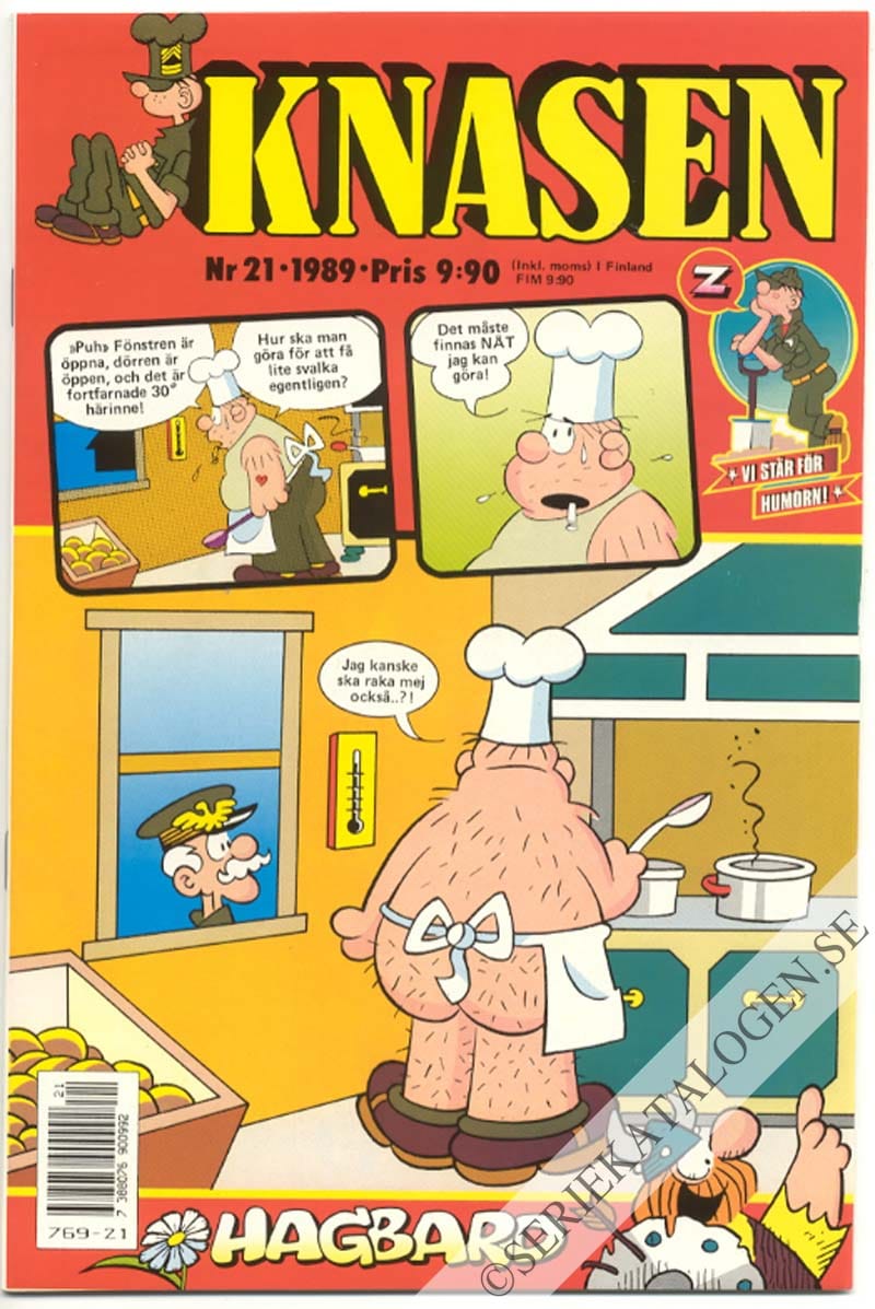 Framsida på Knasen #21 (1989)