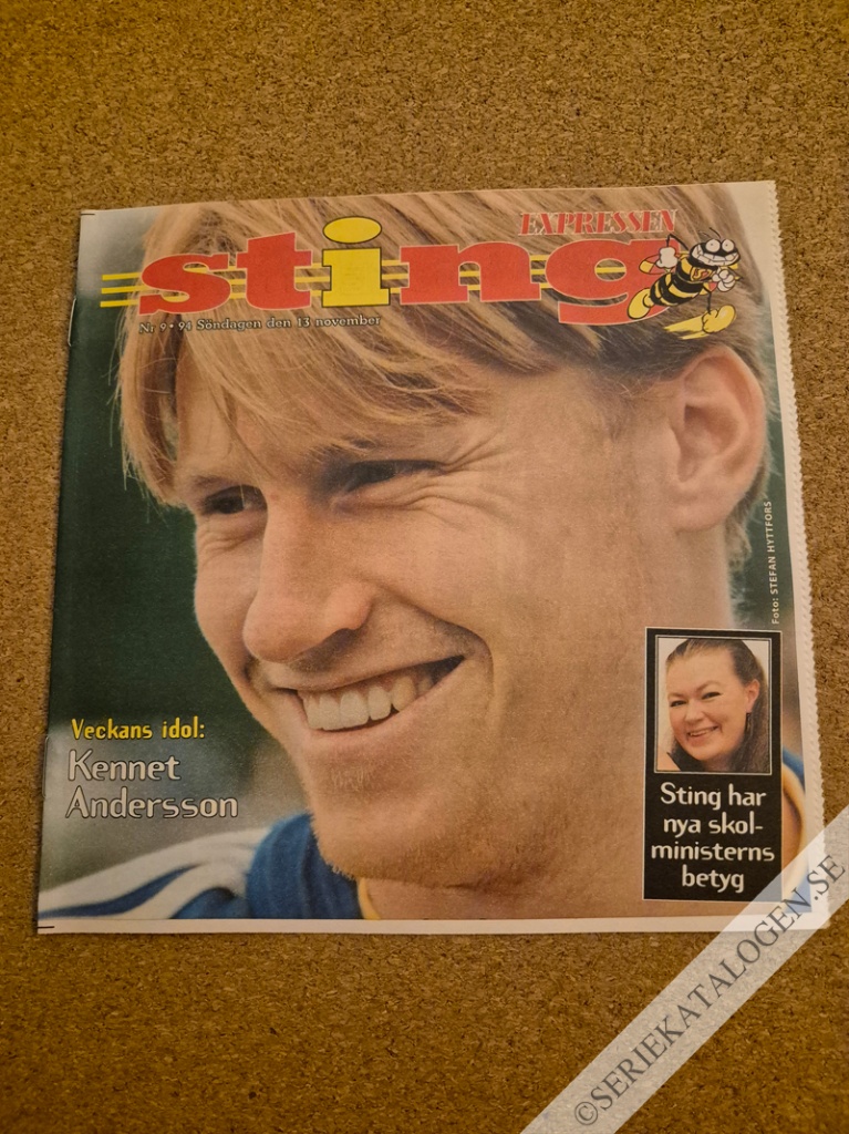 Framsida på Sting-Expressen #9 (1994)
