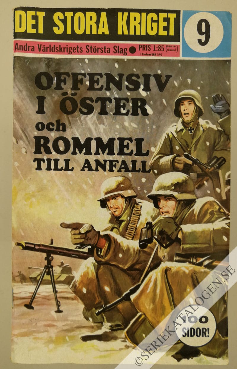 Framsida på Det stora kriget Offensiv i Öster / Rommel till anfall (1966)
