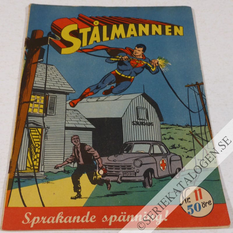 Framsida på Stålmannen #11 (1954)