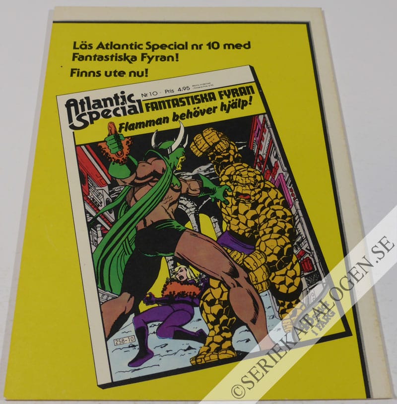 Baksida på Spindelns strid mot Hulk! (1979)