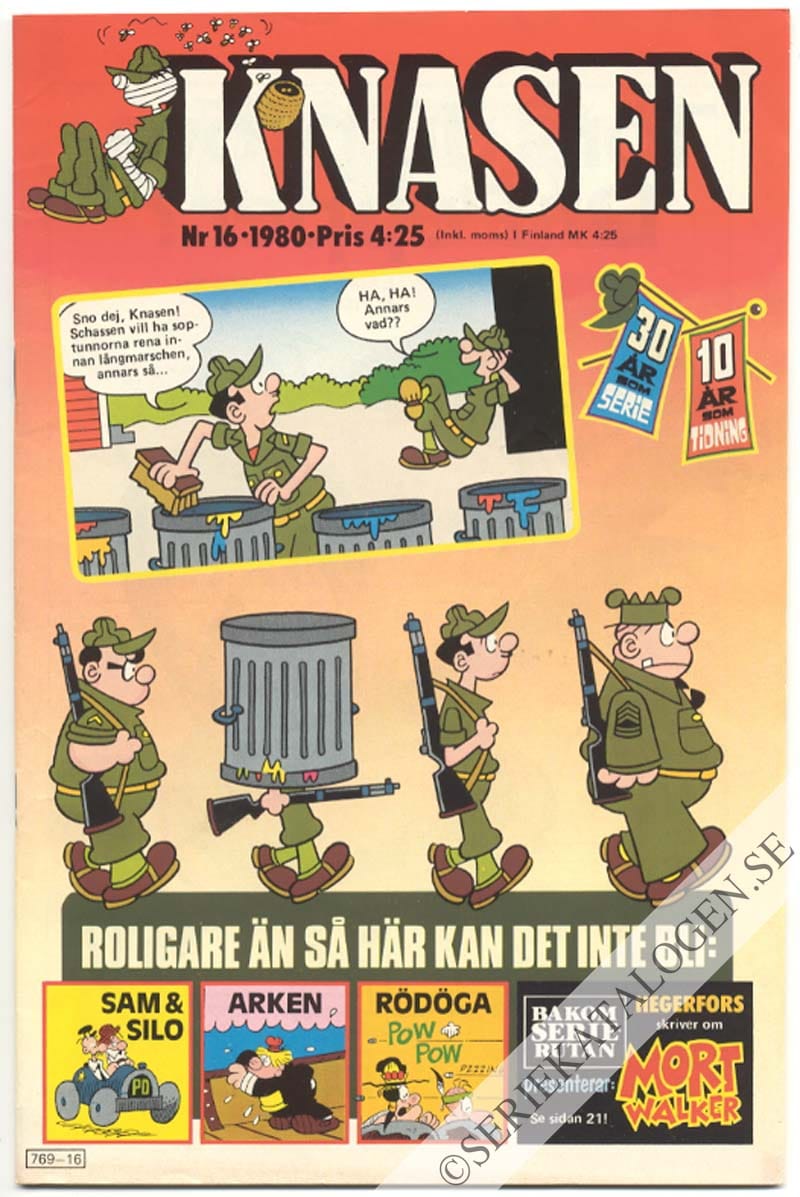 Framsida på Knasen #16 (1980)