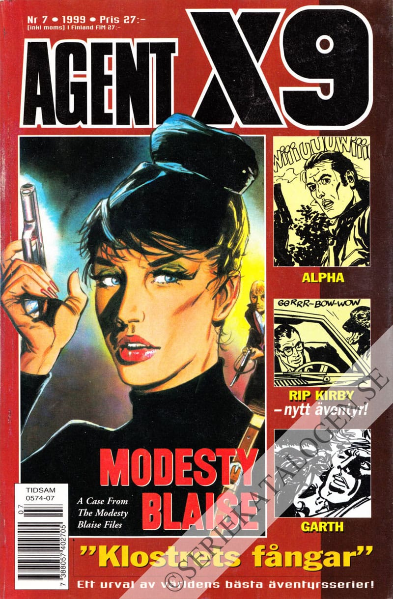 Framsida på Agent X9 #7 (1999)
