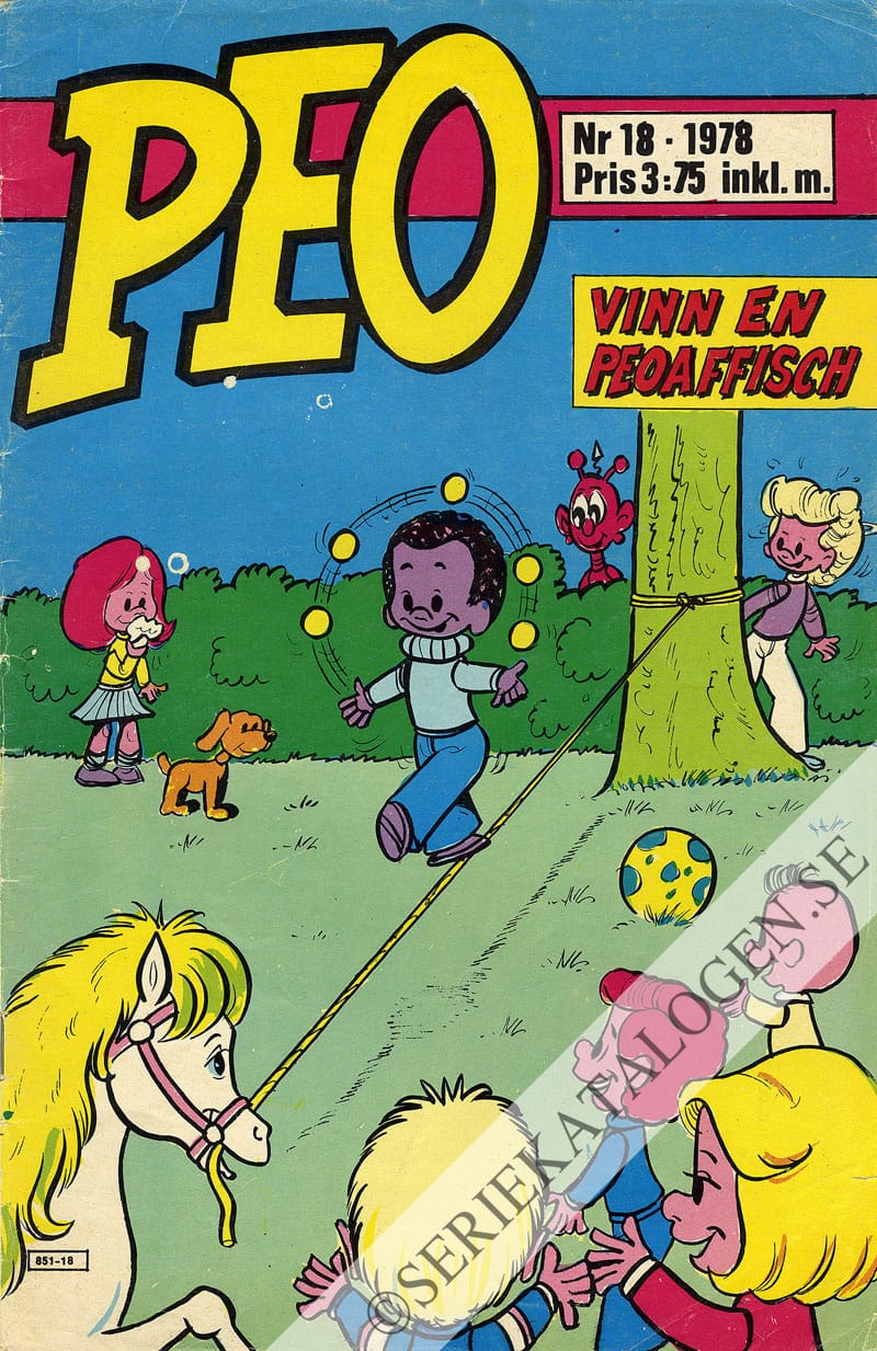 Framsida på Peo #18 (1978)