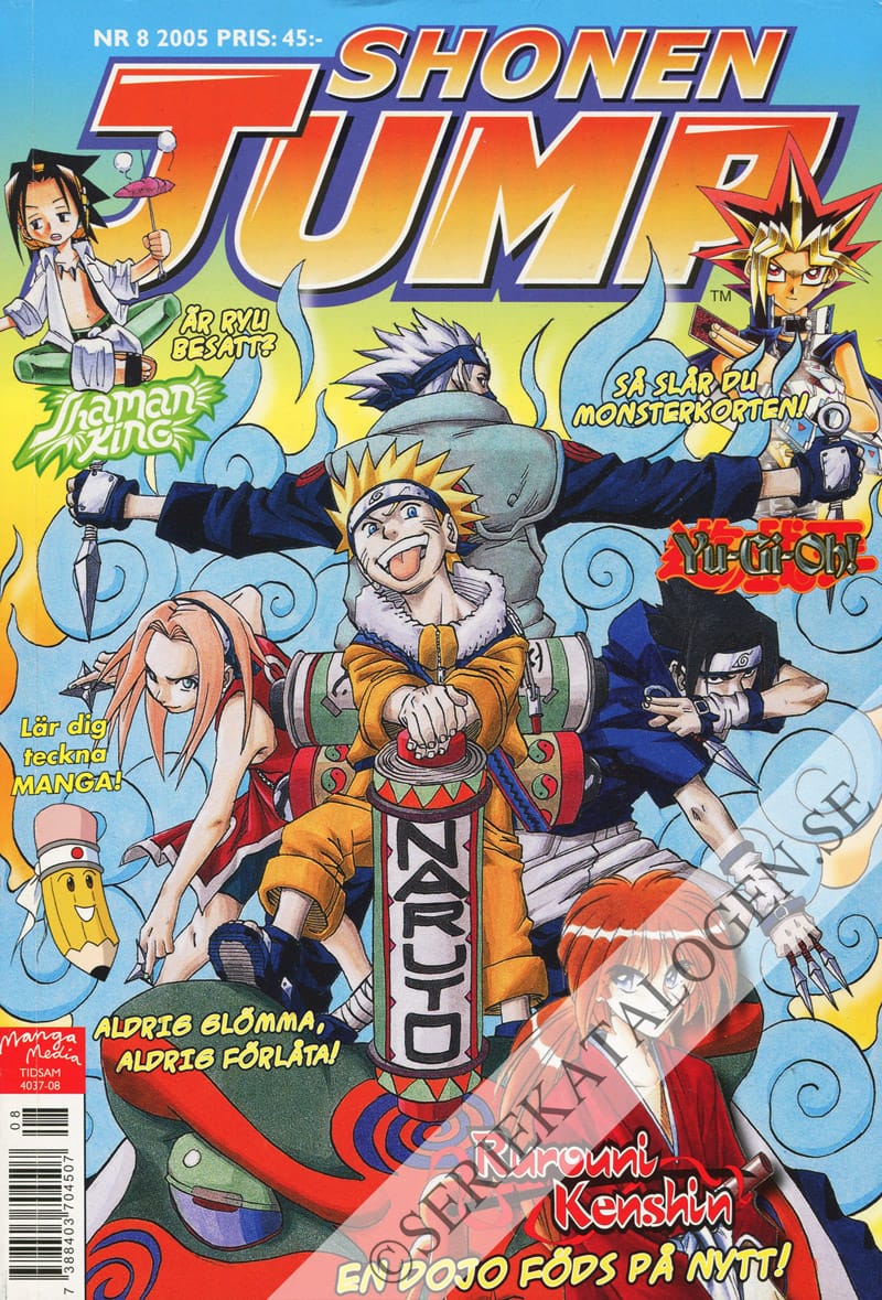 Framsida på Shonen jump #8 (2005)