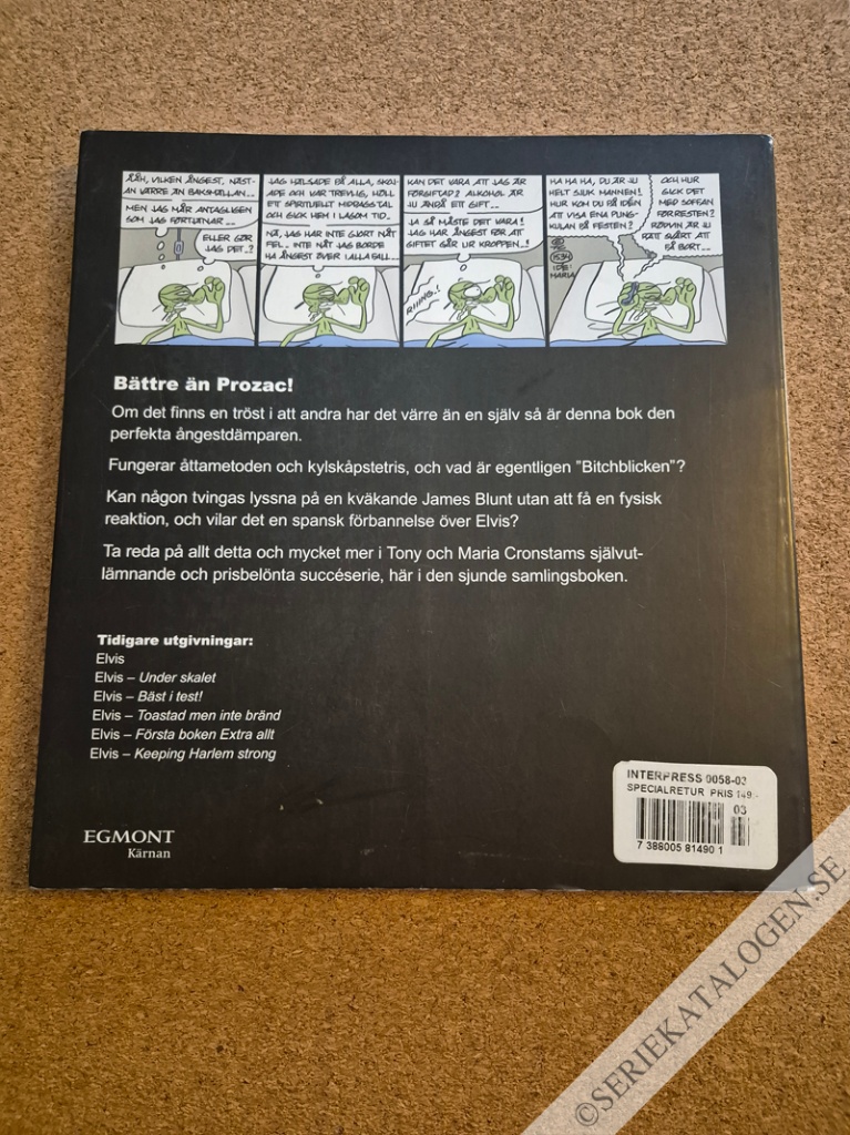 Baksida på Ingen dag utan ångest (2007)