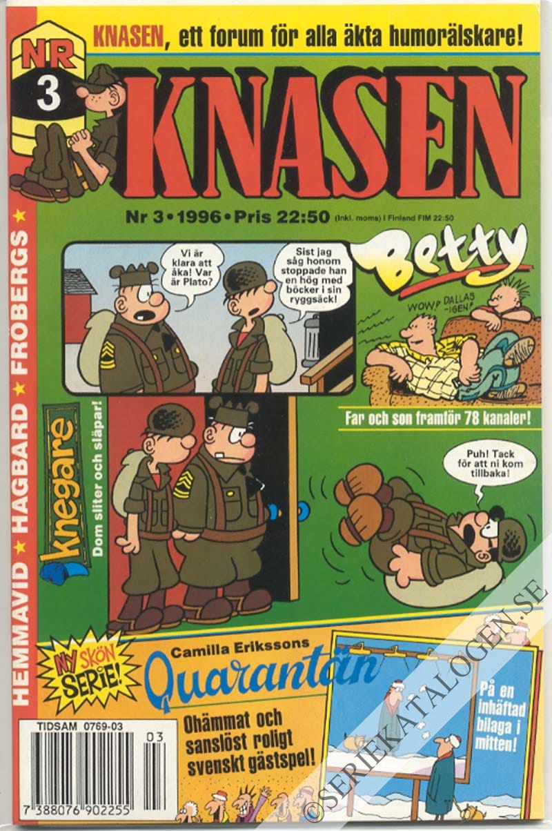 Framsida på Knasen #3 (1996)