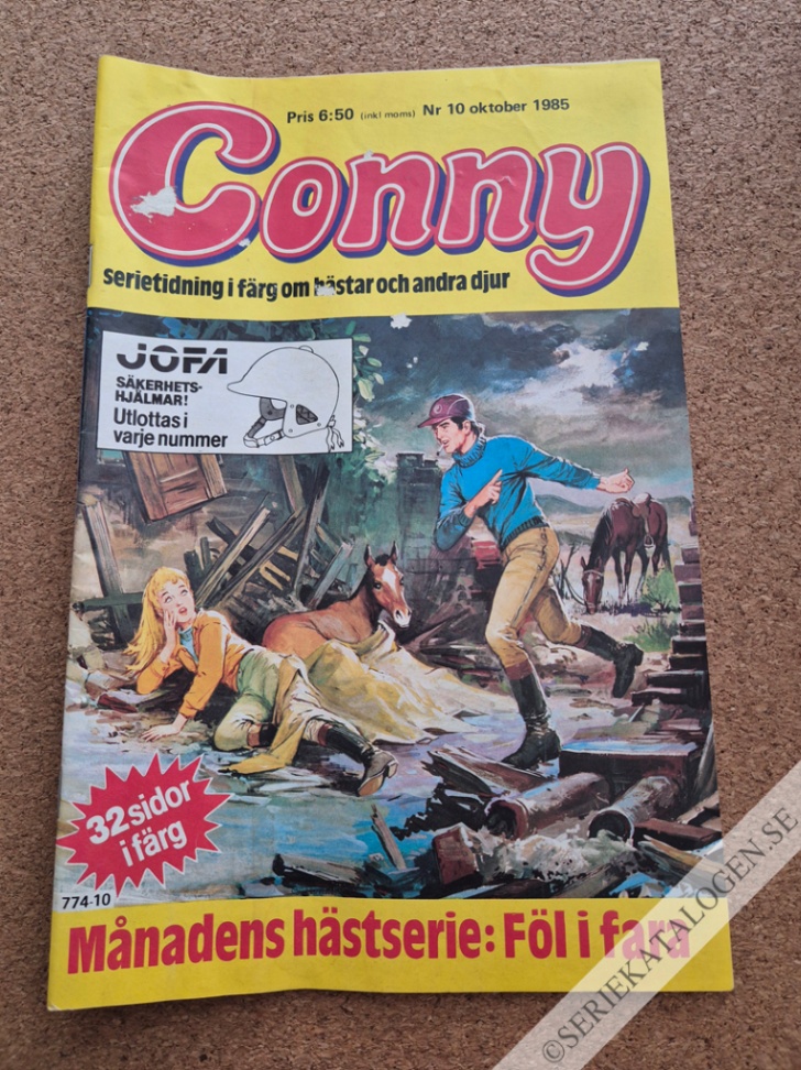 Framsida på Conny #10 (1985)