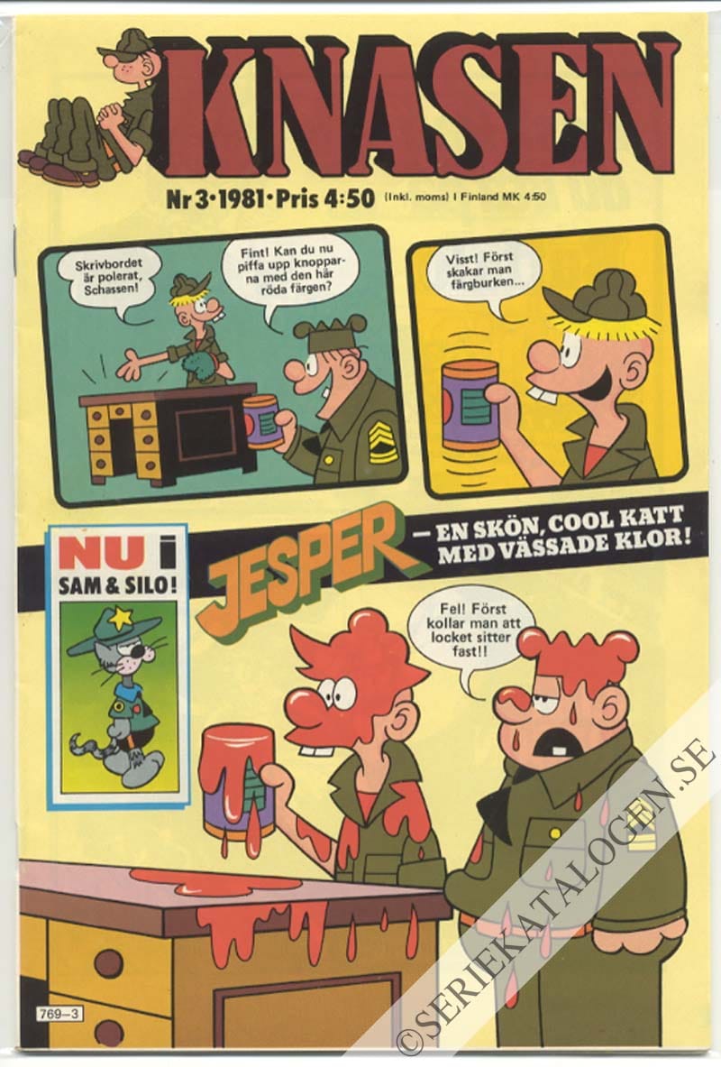Framsida på Knasen #3 (1981)
