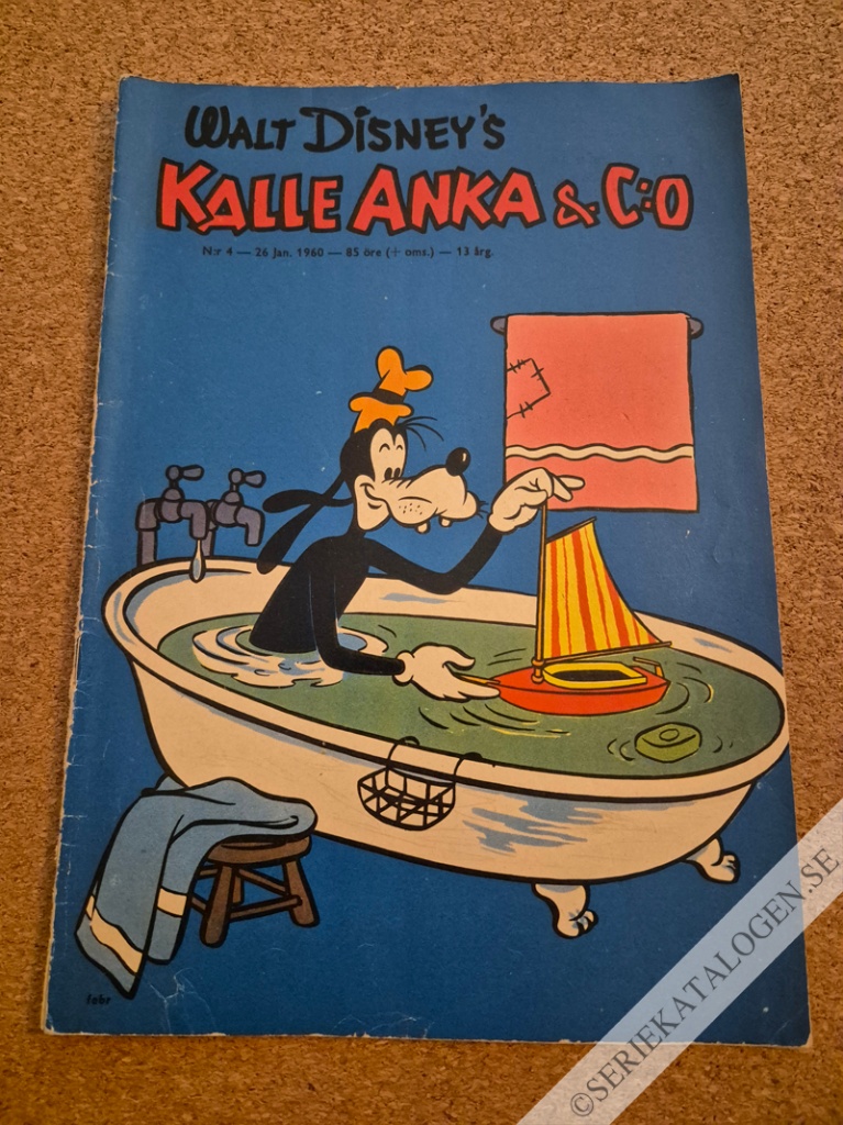 Framsida på Kalle Anka & C:o #4 (1960)