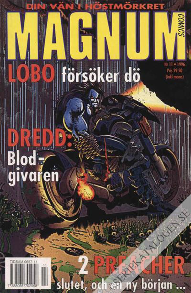 Framsida på Magnum comics #11 (1996)