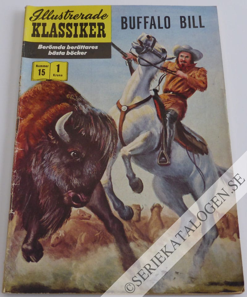 Framsida på Illustrerade Klassiker Buffalo Bill (1956)