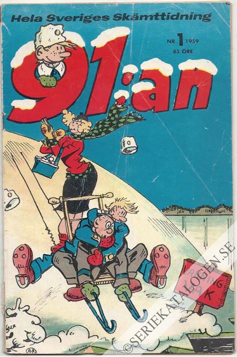 Framsida på 91:an #1 (1959)