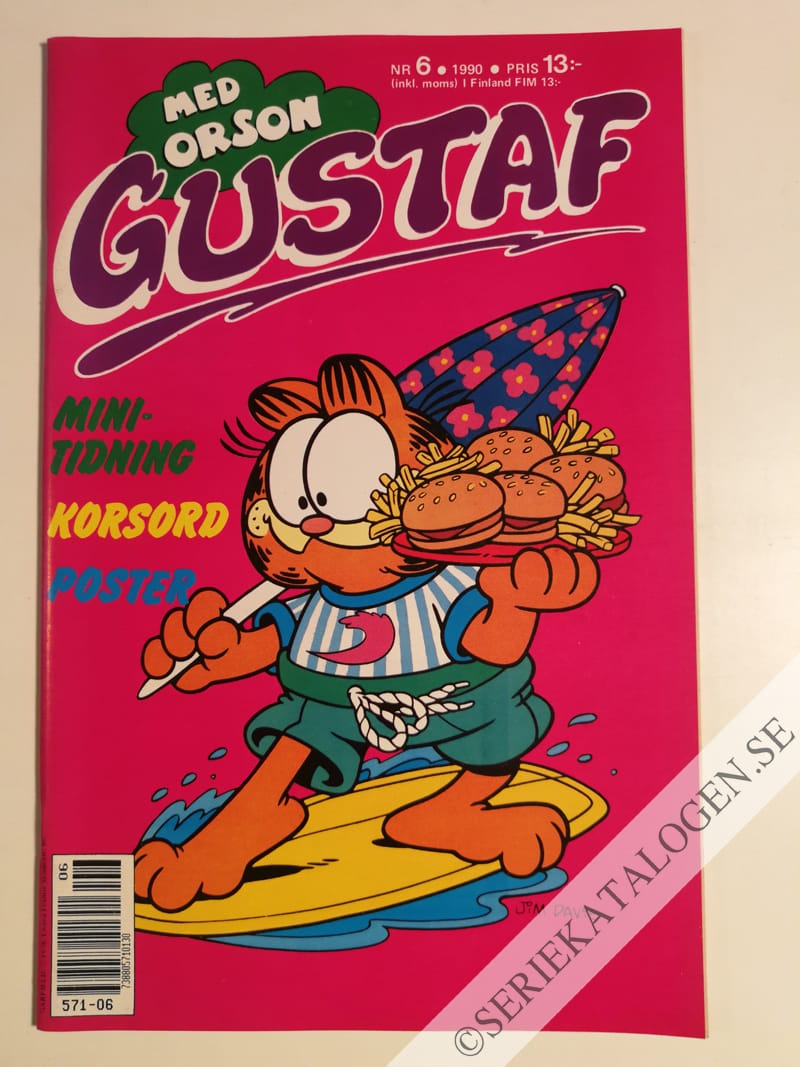 Framsida på Gustaf #6 (1990)