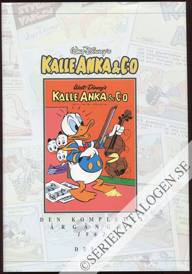Framsida på Kalle Anka & C:o - den kompletta årgången 1962 del 1 (2007)