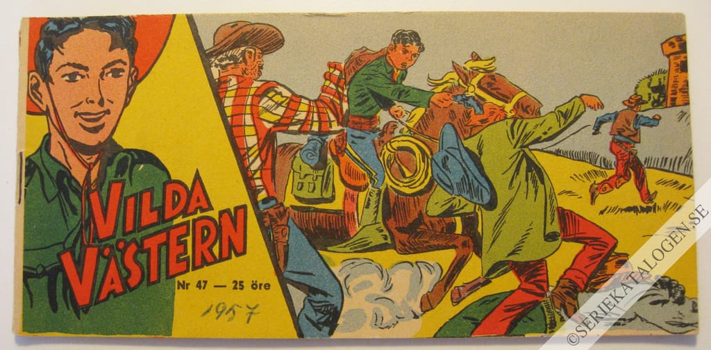Framsida på Vilda Västern #47 (1957)