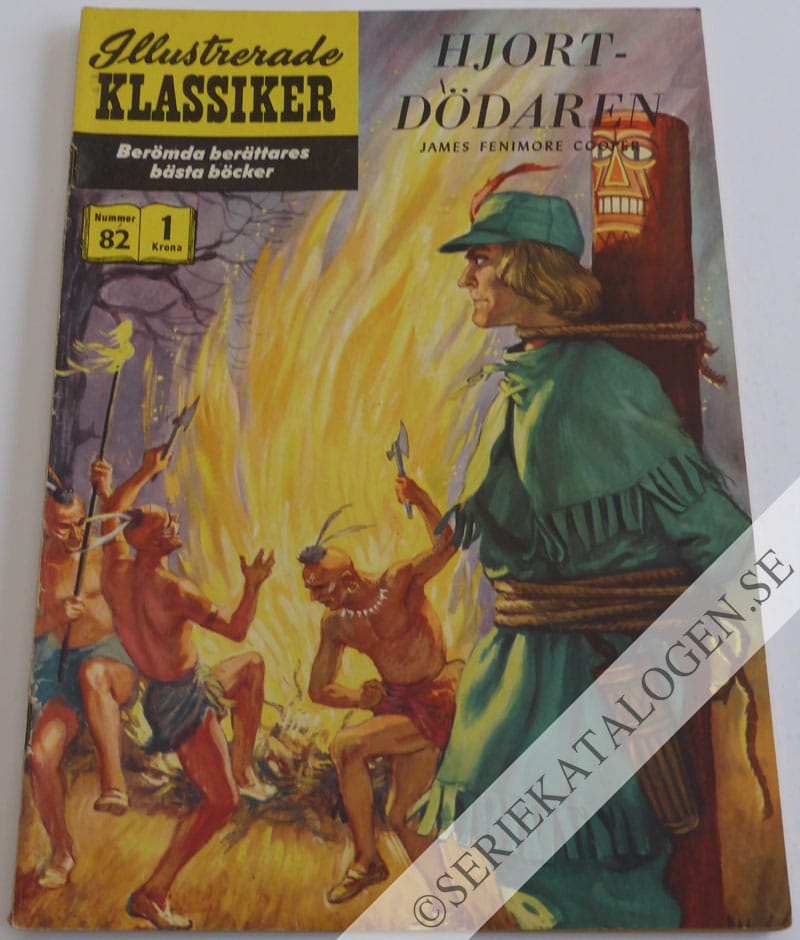 Framsida på Illustrerade Klassiker #82 - Hjortdödaren (1959)
