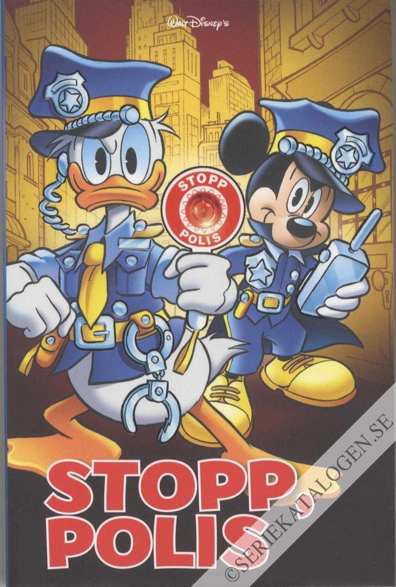 Framsida på Kalle Ankas pocket special Stopp, polis (2022)